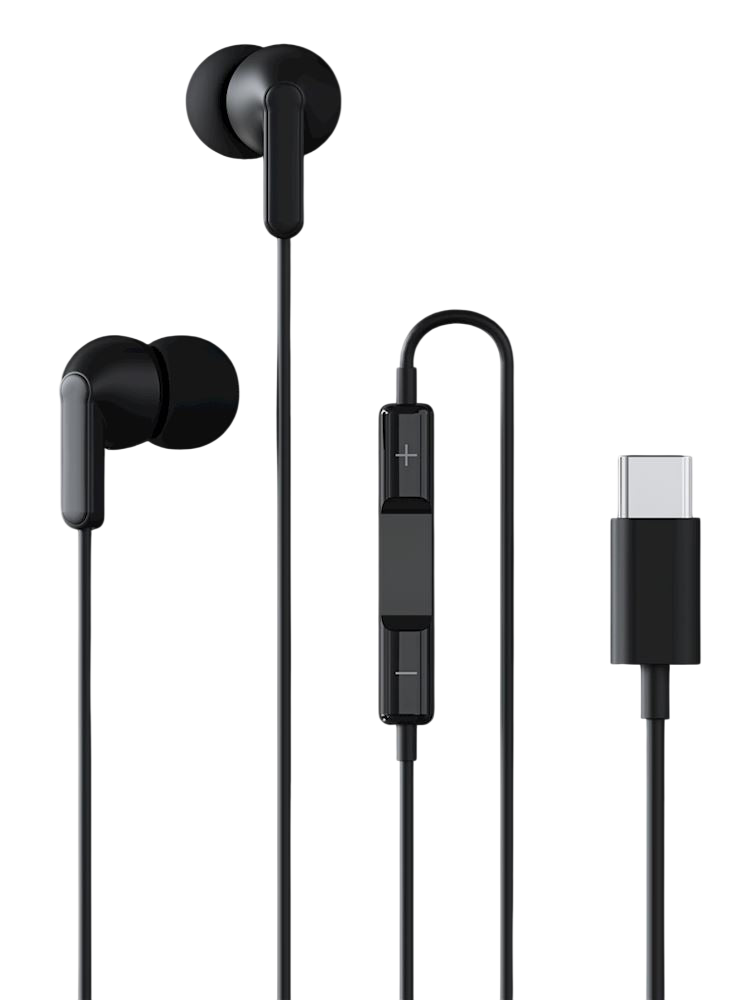 Écouteurs filaires intra-auriculaires MustHavz GoEasy (USB-C - Noir)