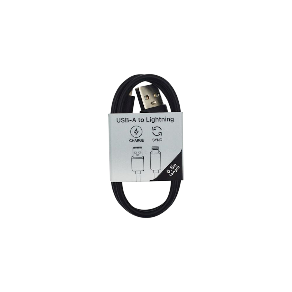 Câble USB-A vers Lightning To Go - 0,5 Mètre