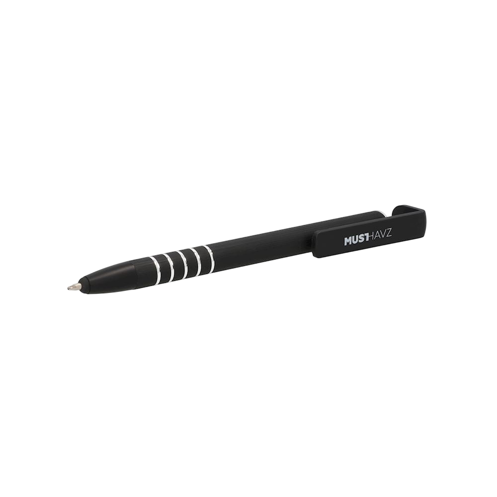 3-in-1 Pen - Stylo Bille, Stylet Tactile et Support Smartphone