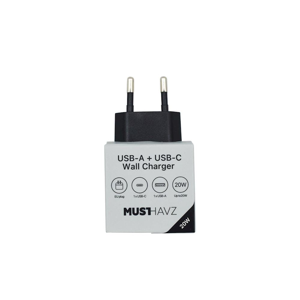 Chargeur Secteur To Go 2 - USB-A + USB-C - 20W - Power Delivery