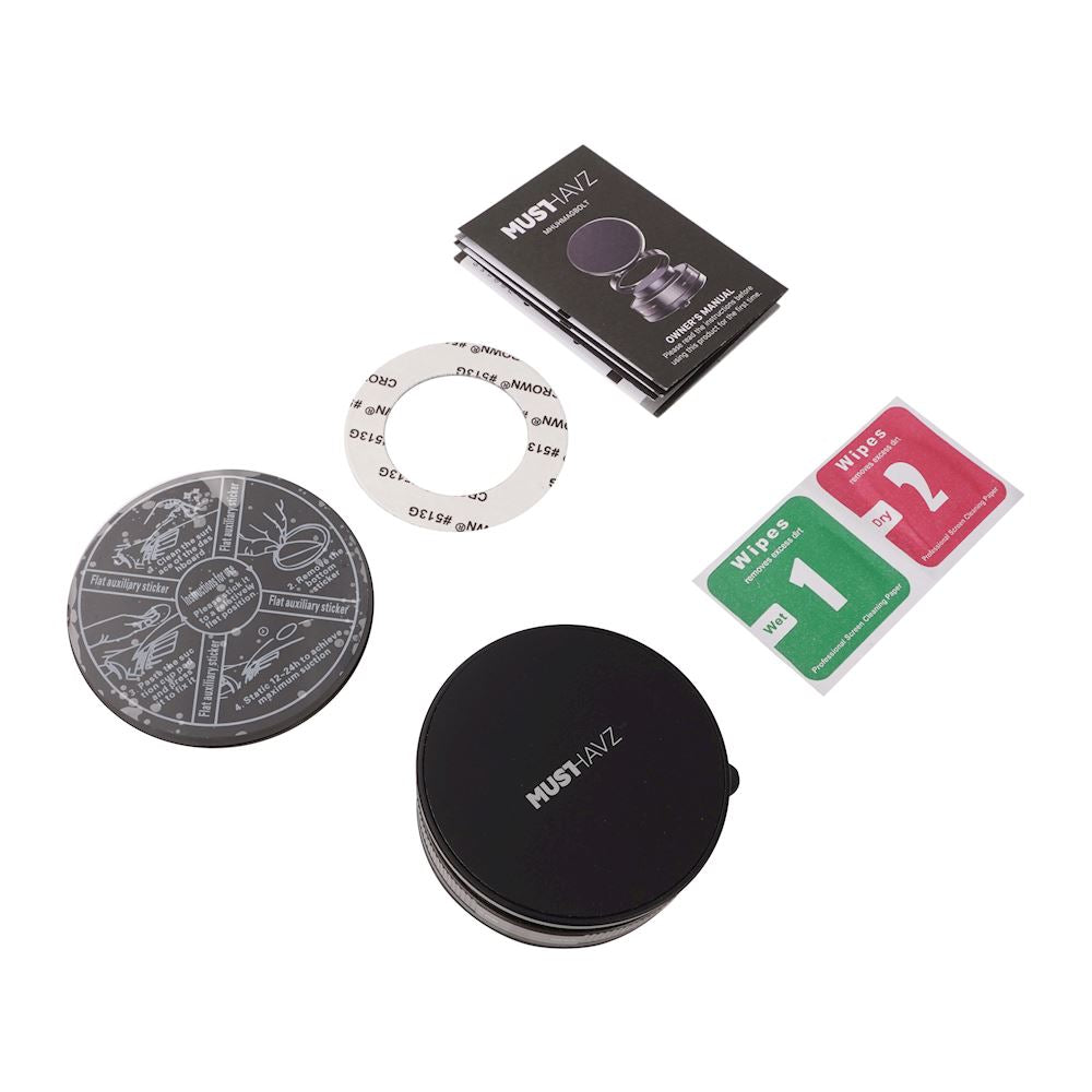 MagBolt - Support Voiture Magnétique Universel avec Fixation Ventouse