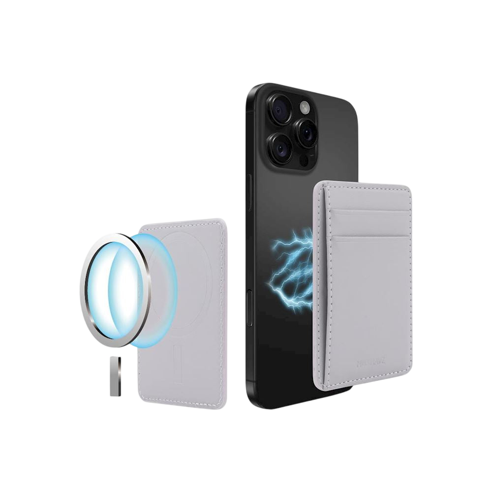 Porte-Cartes Magnétique MagSafe en Cuir Végan