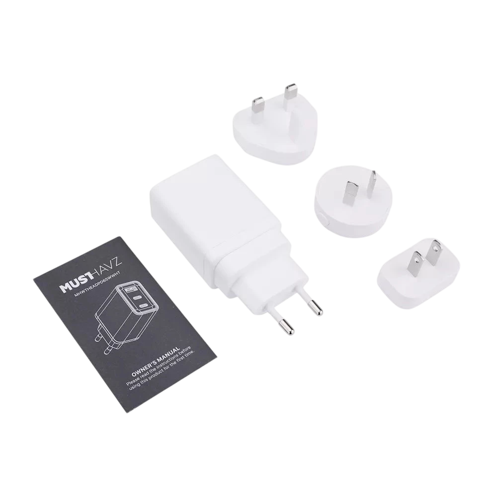 Chargeur de Voyage Universel Monde - 65W - Power Delivery