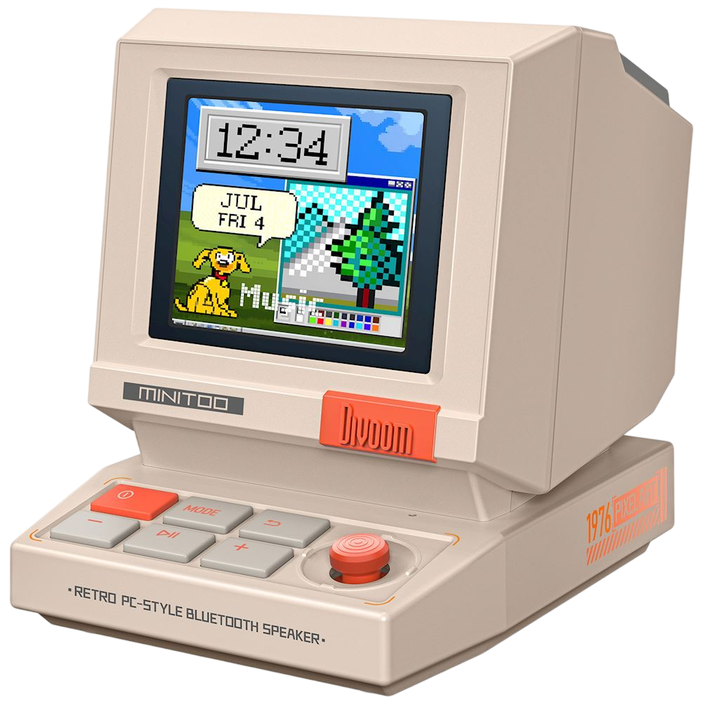 Enceinte Bluetooth rétro et écran Pixel Art compacte Divoom MiniToo