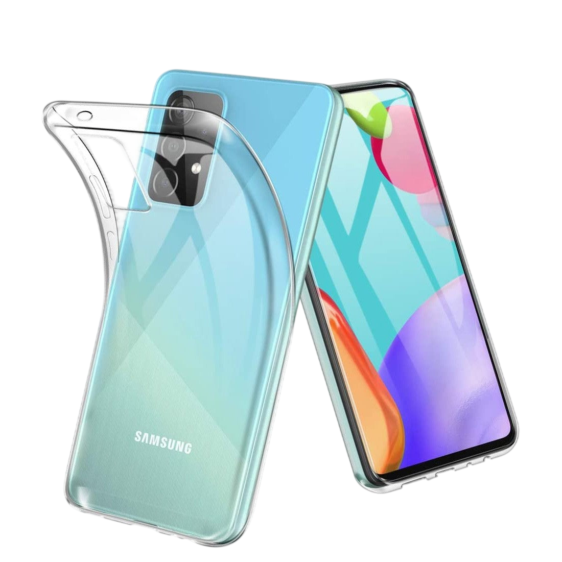 Coque Samsung Galaxy A52 en TPU souple - Transparent