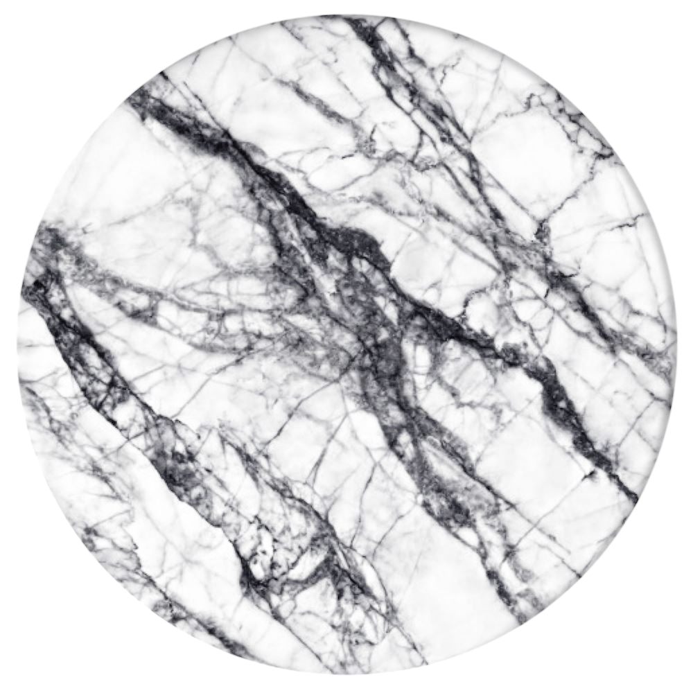 PopSockets PopGrip Basic - White Stone Marble
