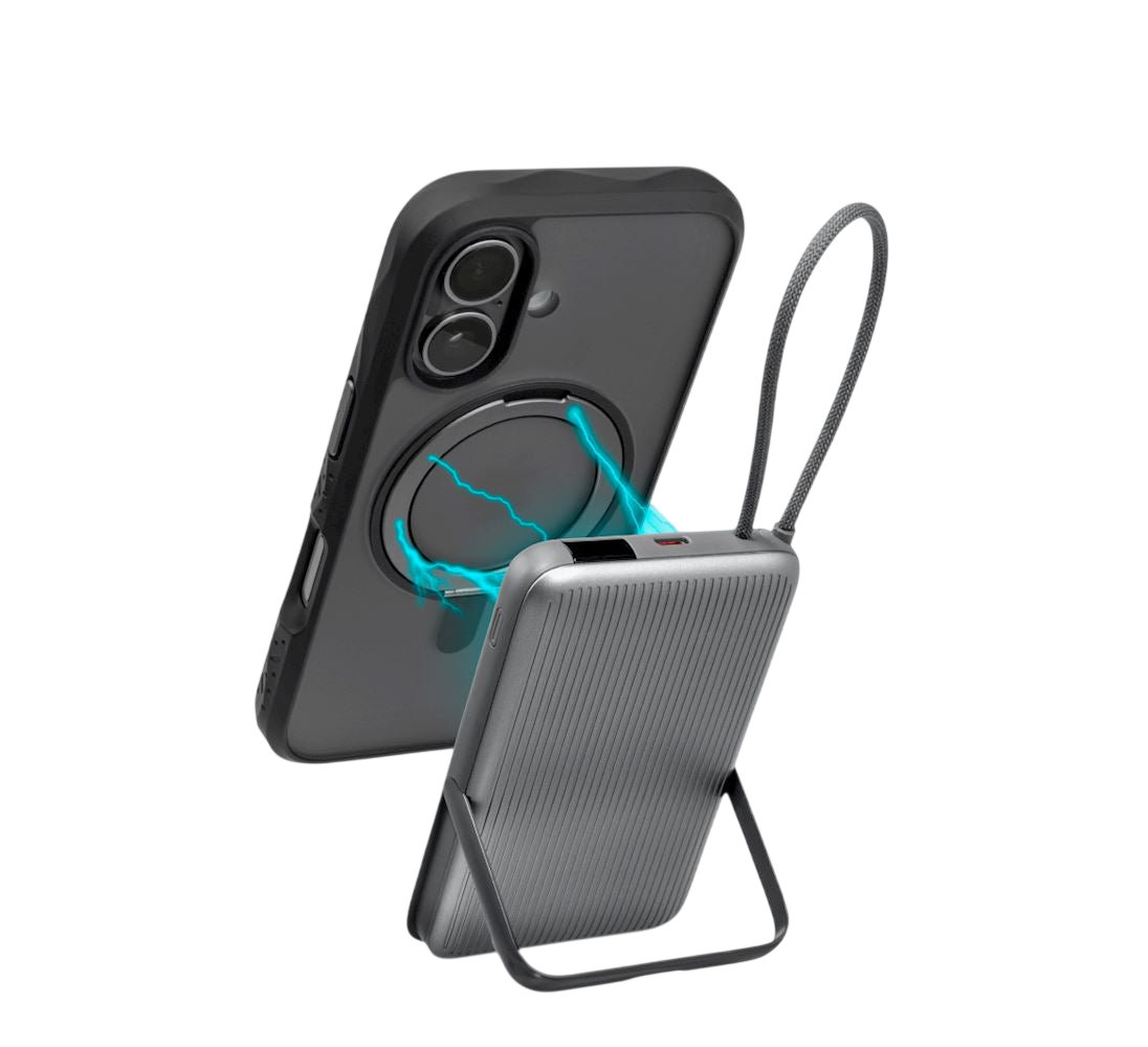 MagSafe Powerbank - Batterie Externe Magnétique 10 000 mAh avec Support Intégré