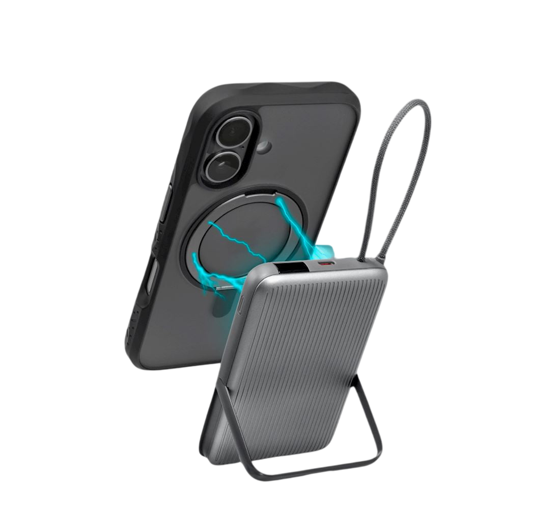 MagSafe Powerbank - Batterie Externe Magnétique 10 000 mAh avec Support Intégré