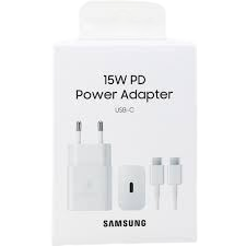 Kit de Charge Samsung 15W – Chargeur Secteur + Câble USB-C (1 m)