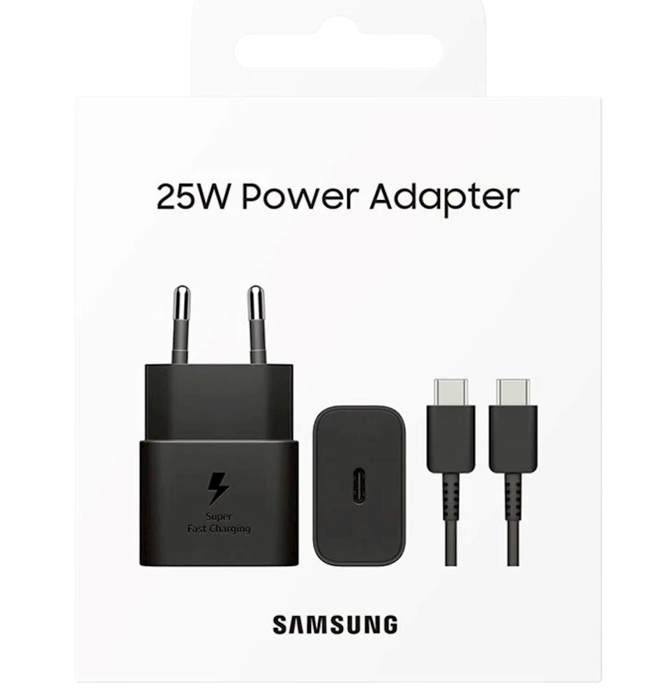 Kit de Charge Samsung 25W – Chargeur Secteur GaN + Câble USB-C (1 m)