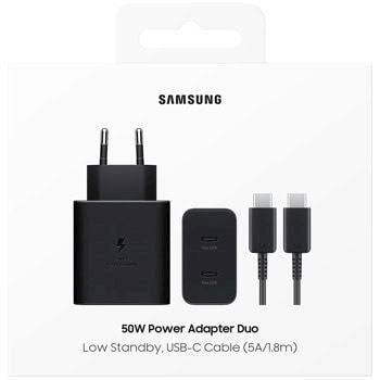 Chargeur Secteur Samsung Duo 50W – 2x USB-C