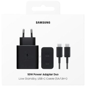 Chargeur Secteur Samsung Duo 50W – 2x USB-C
