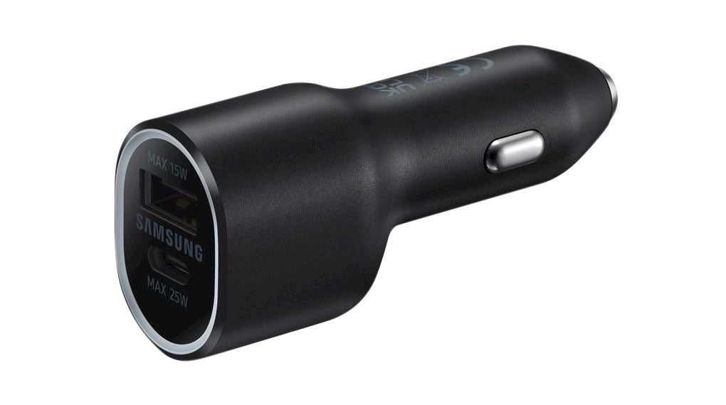 hargeur Voiture Samsung Duo – Charge Ultra Rapide 40W (USB-C + USB-A)
