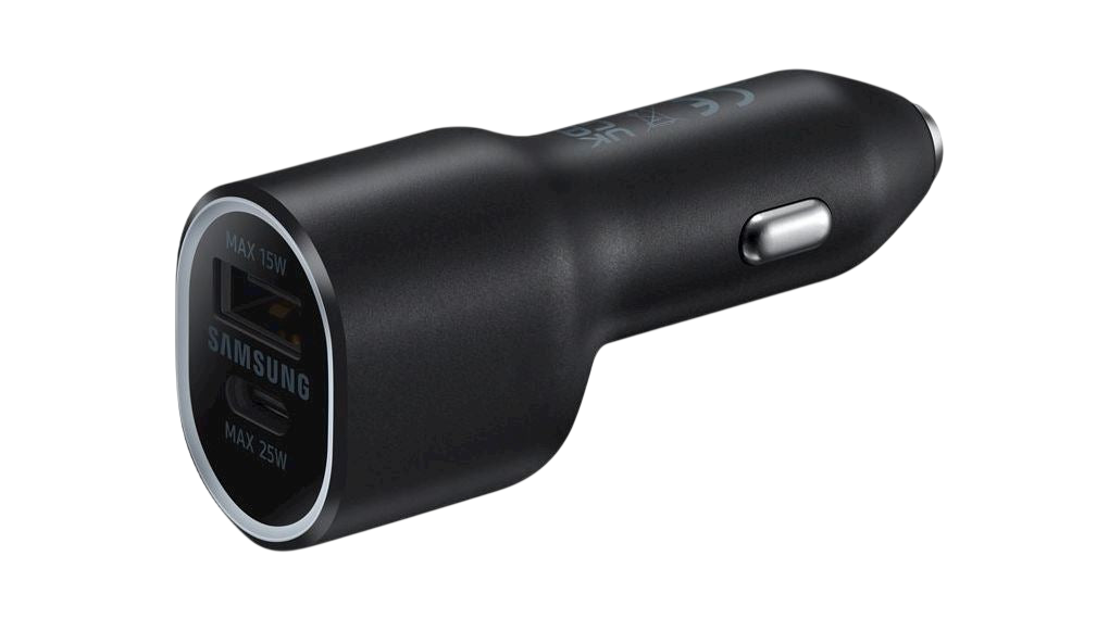 hargeur Voiture Samsung Duo – Charge Ultra Rapide 40W (USB-C + USB-A)